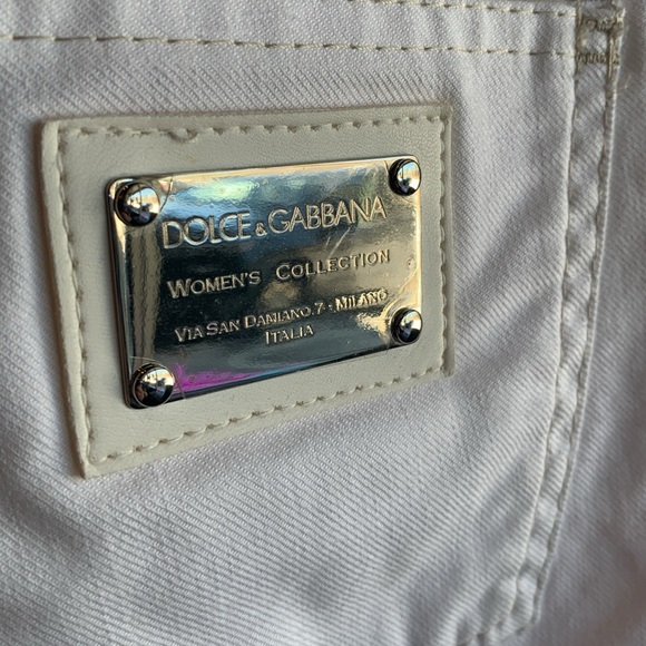 Dolce & Gabbana Women's White Skinny Jeans - Picture 4 of 5